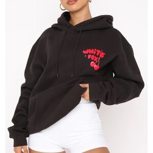 White Fox Cherry Bomb Hoodie Size S/M
